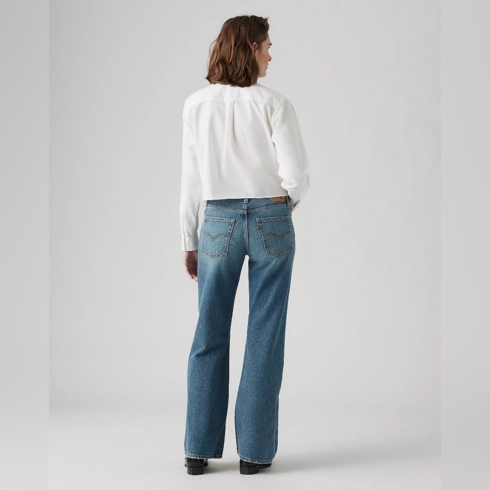 Levi's '94 Baggy Bootcut Jeans Mid Rise Relaxed Fit Denim